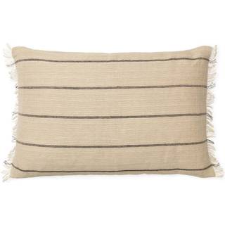 Ferm Living Calm Pudebetræk 40x60 Cm Camel - Pyntepuder & Betræk Bomuld Sort - 1104268394