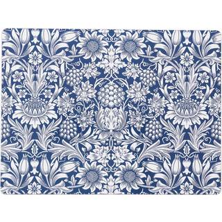 Klippan Yllefabrik Flower dækkeserviet 30x40 cm Dark denim