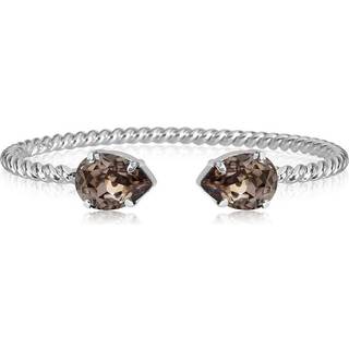 Mini drop armbånd greige rhodium