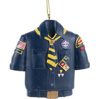 Kurt Adler Resin Cub Scout Blue Shirt Ornament