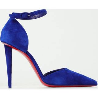 Christian Louboutin Astrida Bride 100 suede pumps - blue - EU 34.5