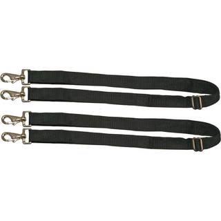 Weatherbeeta Replacement Elastic Ben Strap 2 Snaps Black Pair