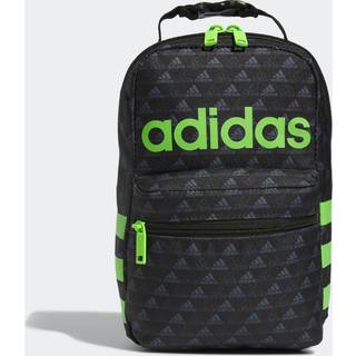 Adidas Santiago Isoleret frokostpose (6.5L) med klipl?sh?ndtag Bos Mini Monogram sort/klodset kalkgr?n en st?rrelse