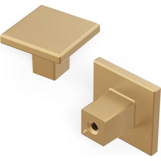 Hickory Hardware 10 Pakke Square Kitchen Cabinet Knaps Kvalitetsskuffe og kommode Knap Handle Pulls til skabsd?re badev?relsesskuffer 1-3/16 tomm