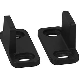 National Hardware N700-114 Interi?r glidende staldd?r Hardware Dobbelt gulvguide 1 3/4 i Matte sort