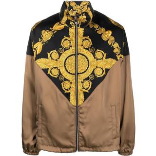 Versace Maschera Baroque satin bomber jacket - multicoloured - EU 48
