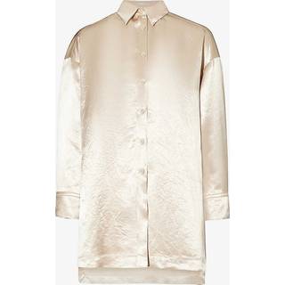 Max Mara Bacio satin shirt - white - L