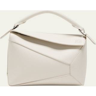 Loewe Puzzle Small leather shoulder bag - white - One Size