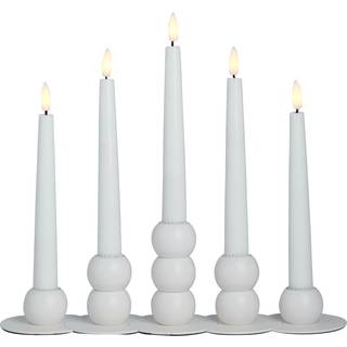 Lykke LED adventsstage, hvid