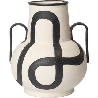 Ferm Living Trace Vase Off White