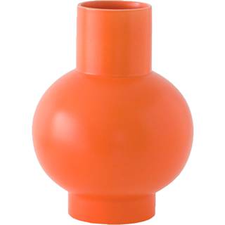 Raawii Strøm Vase 16 Cm - Vaser Earthenware Vibrant Orange - R1006