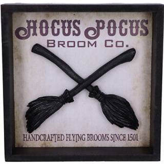 Hocus Pocus Hexenbesen Wandbild 20cm