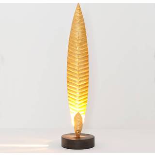 Penna bordlampe, gylden, højde 38 cm