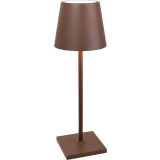 Zafferano Poldina L Desk batterilampe IP54 corten