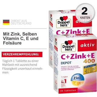 Doppelherz aktiv C+Zink+E 400 Depot 959.24 DKK/1 kg