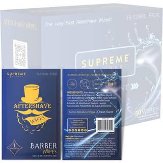 Supreme Trimmer Aftershave Wipes™ 50 Pcs