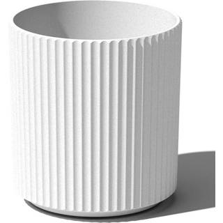 Veradek Demi Series Round Planter til Porch Patio Backyard | Holdbart plastbetalt materiale | Moderne d? Cor til h?je planter blomster