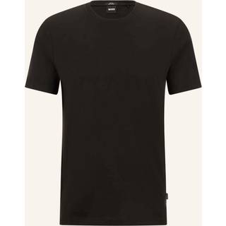 BOSS BLACK Tessler Mercerized Crew Neck T-Shirt Black