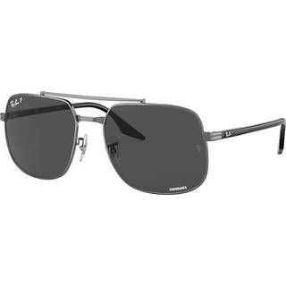 Ray - Ban Unisex RB3699 004/K8 Solbriller Metal Grå Grå Firkantet Polariseret - Grå