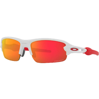 Oakley Børn OJ9008 FLAK XXS 900809 Solbriller O_matter Hvid Rød Firkantet Normal Prizm