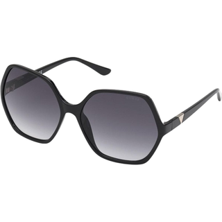 Guess Kvinde GU7747 01B Solbriller Injiceret Sort Røg Geometrisk Normal Skygge