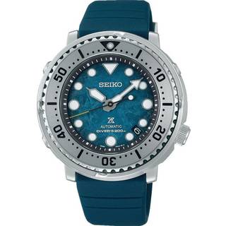 Seiko Prospex Antarctica Tuna Save The Ocean Blue Dial Navy Blue Silicone Strap Men's Watch SRPH77K1