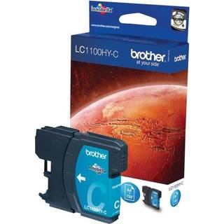 Brother Blækpatron cyan, 750 sider LC1100HYC