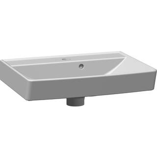 Dansani Cappella vask 52 cm i porcelæn - Hvid mat