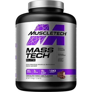 Muscletech Mass-Tech Elite, 3,18 kg (Chocolate Fudge Cake)