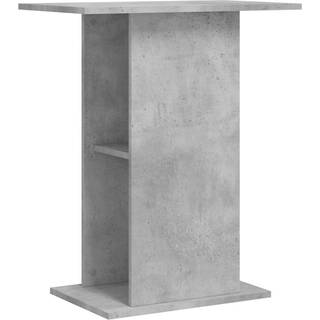 akvariebord 60,5x36x72,5 cm konstrueret træ betongrå