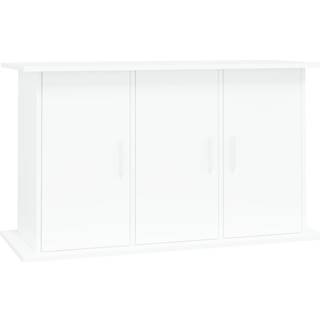 akvariebord 101x41x58 cm konstrueret træ hvid