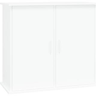akvariebord 81x36x73 cm konstrueret træ hvid