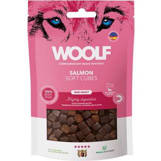 Woolf Soft Cubes - Salmon - 100 g.