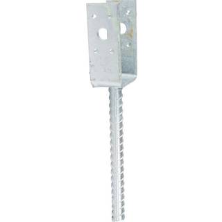 ESSVE 951616 Stolpesko 4 mm, type U, galvaniseret 50 x 40 x 100/200 mm