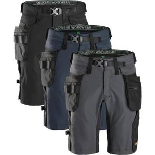 Snickers arbejdsshorts 6172 FlexiWork, sort, str. 50 61720404050
