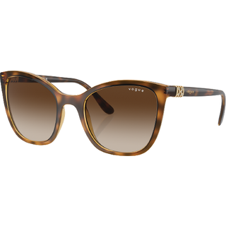 Vogue Briller VO5243SB W65613 53 Solbriller Kvinder Tortoiseshell - Dark Havana - 53mm