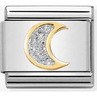 Nomination Moon Glitter Charm - Silver