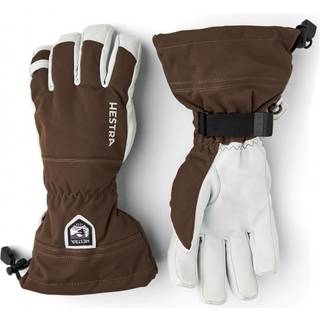 Hestra Army Leather Heli Ski, skihandsker, brun