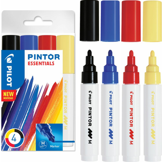 Pilot Pintor Marker | M | Essentials | 4 farver