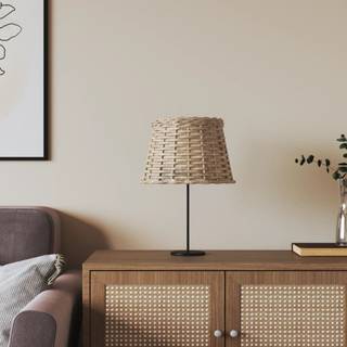 Lampeskærm Ø15X12 Cm Flet - Brun / Ø 25 x 17 cm