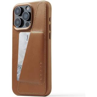 Mujjo Full Leather Wallet Case (iPhone 15 Pro Max) - Svart