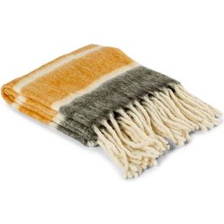 Kosta Linnewäfveri 421099 wool plaid stripe Nature One size