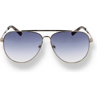 Guess Mand GU00059 32W Solbriller Metal Guld Blå Pilot Normal Skygge