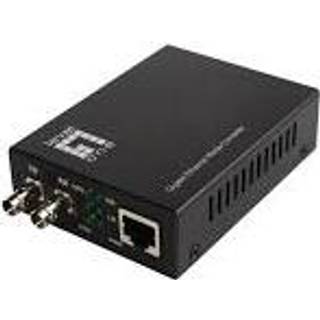 LevelOne GVT-2003 netværksomformer til medie 1000 Mbit/s 1310 nm Enkeltilstand Sort