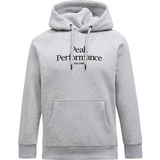 Peak Performance Original logo hættetrøje - Grå - Str. XL - Modish.dk