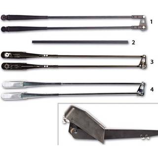 Parallelarm / viskerarm båd Exalto Heavy Duty, sort, 650 - 750 mm (25.6" - 29.5")