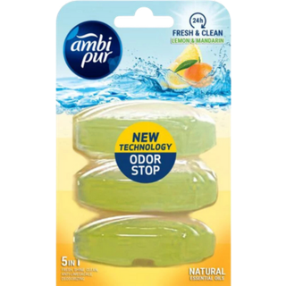 Ambi Pur Lemon & Mandarin WC Blok Refill - 3 stk