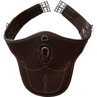 Kentucky Horsewear - Springgjord m. Plade - Brun - 125 cm