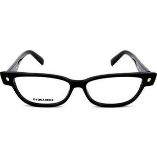 Dsquared2 DQ5300 001 55 Briller Kvinder Black - Shiny Black - 55mm