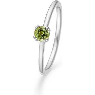 Mads Z Poetry Solitaire Peridot Ring Sølv 2146053-54 - Dame - 925 Sterling Silver